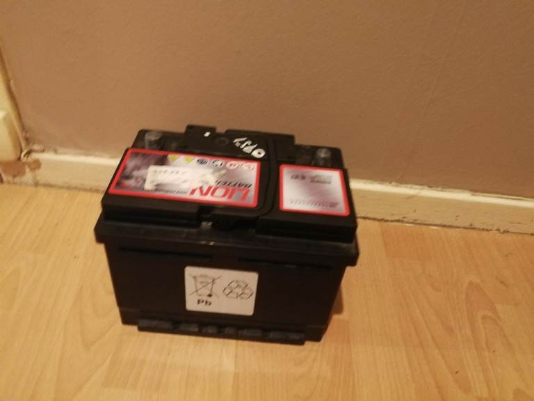 Car's battery almost new one