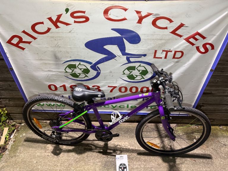 image for Frog 61 24” Wheel 14” Frame Unisex Kids Bike. Purple No1. Serviced.