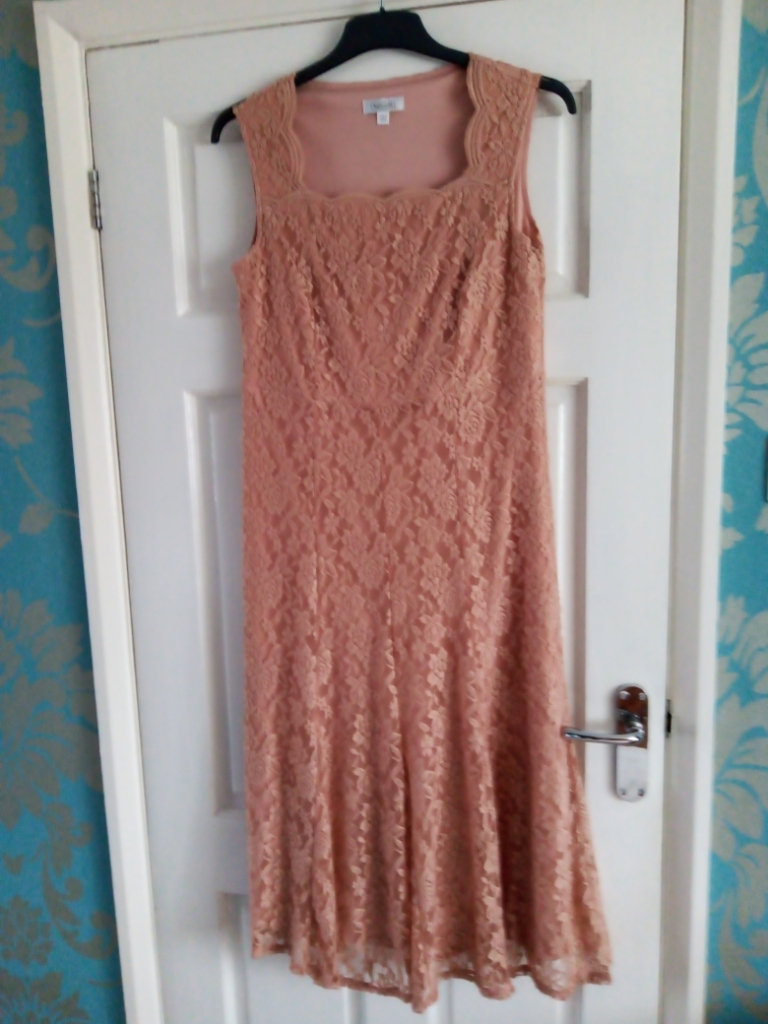 Ladies occasion dress and shrug 