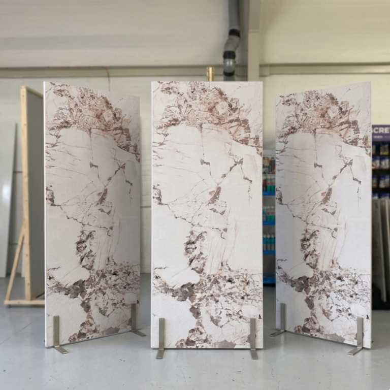 Luxury Marble PVC Wall Panels – Frost Vein Gloss Wet Wall Cladding – Scotland