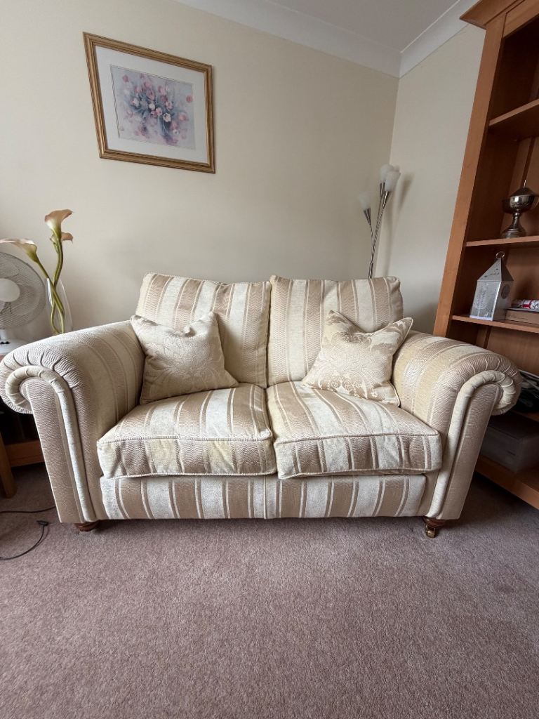 DURESTA Two-Seater Sofa and Footstool – excellent Condition