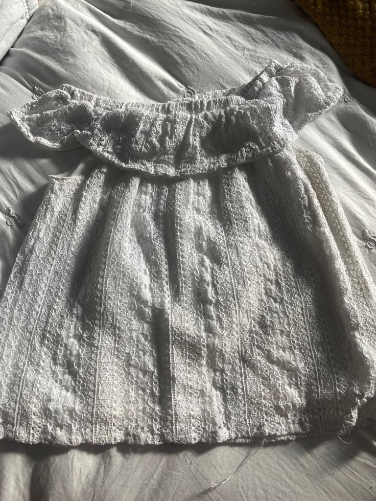 Girls off shoulder top age 8 to 9