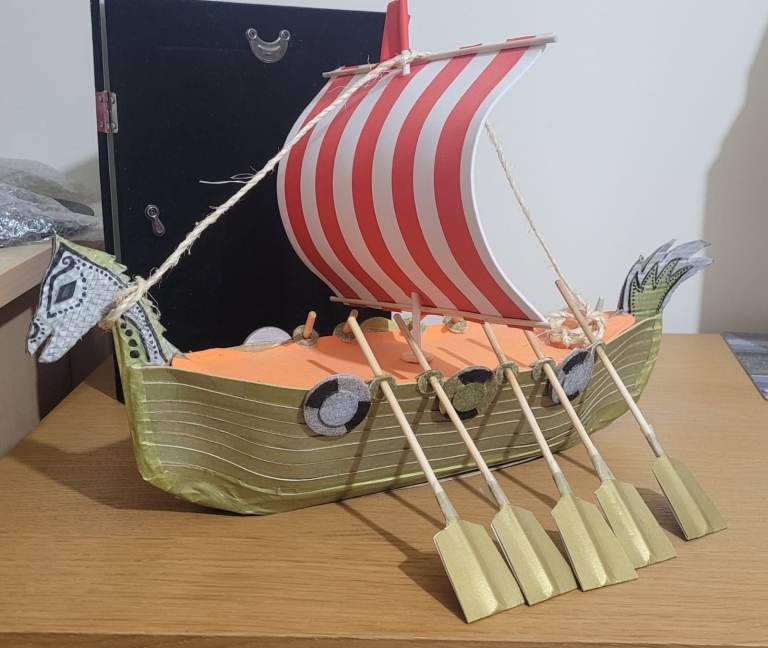 ⭕ Viking Ship Model, School project, DIY Project, Primary School Project ⭕ 