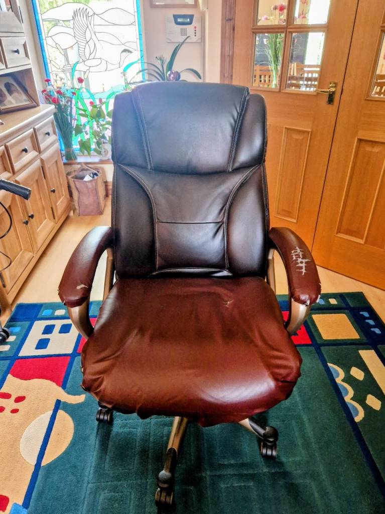 Leather office chair