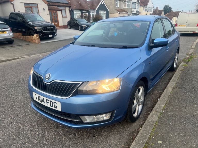 2014 SKODA RAPID 1.2 petrol manual SE CONNECT TSI, Blue, 29,936miles