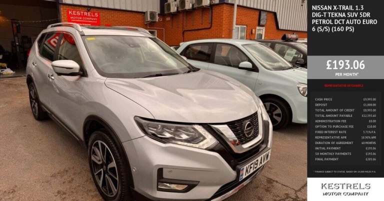 2019 Nissan X-Trail 1.3 DIG-T Tekna SUV 5dr Petrol DCT Auto Euro 6 (s/s) (160 ps) ESTATE Petrol A...