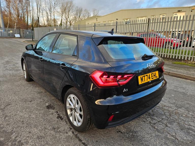 2025 AUDI A1 25 TFSI Sport 5dr S Tronic Automatic Black Damaged Salvage