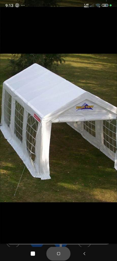 MARQUEE TENT GAZEEBO 6M x 3M