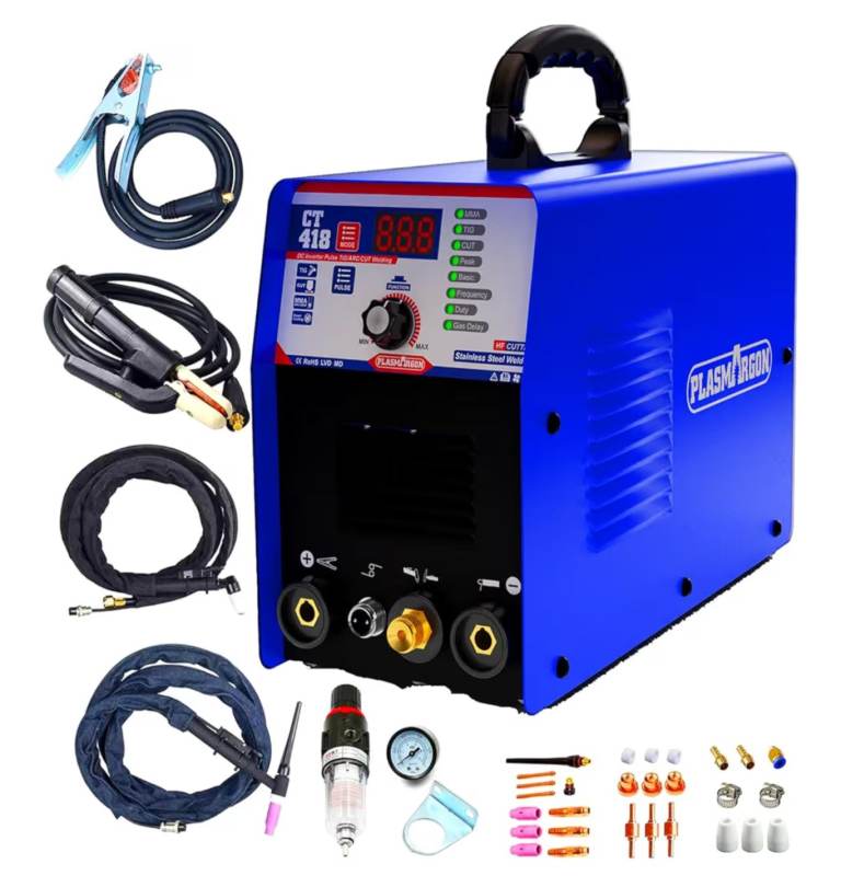 Plasma Cutter TIG Welder (Pulse) Stick Welder - CT418 3 in 1 Combo Welding Machine