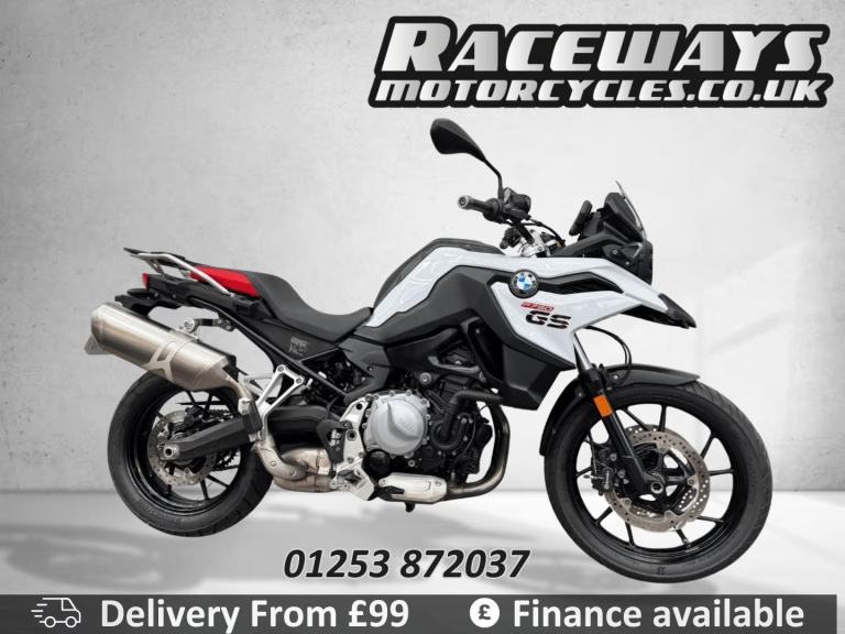 BMW F750 GS SPORT LS WHITE, 2020 20 REG, 14,594 MILES, LOW SUSPENSION 853CC