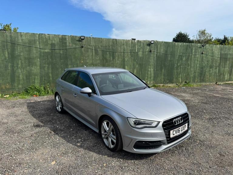 2016 Audi A3 1.6 TDI S line Sportback S Tronic Euro 6 (s/s) 5dr (Nav) HATCHBACK Diesel Automatic