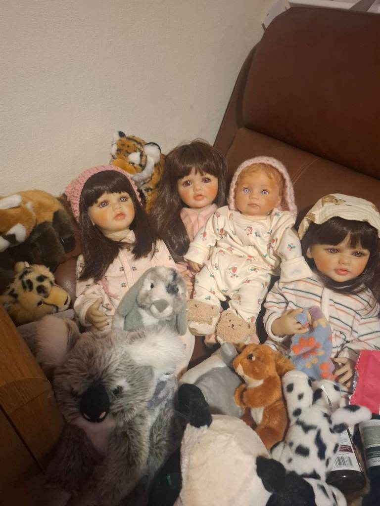 Beautiful realistic silicone doll for sale, £22.00