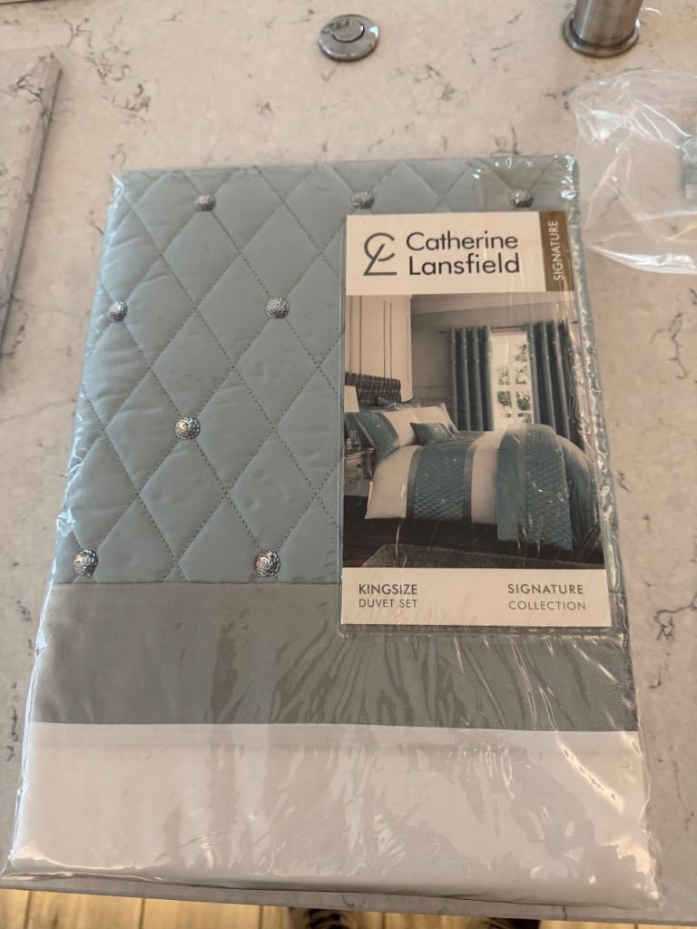 King size duvet set unopened £45 new