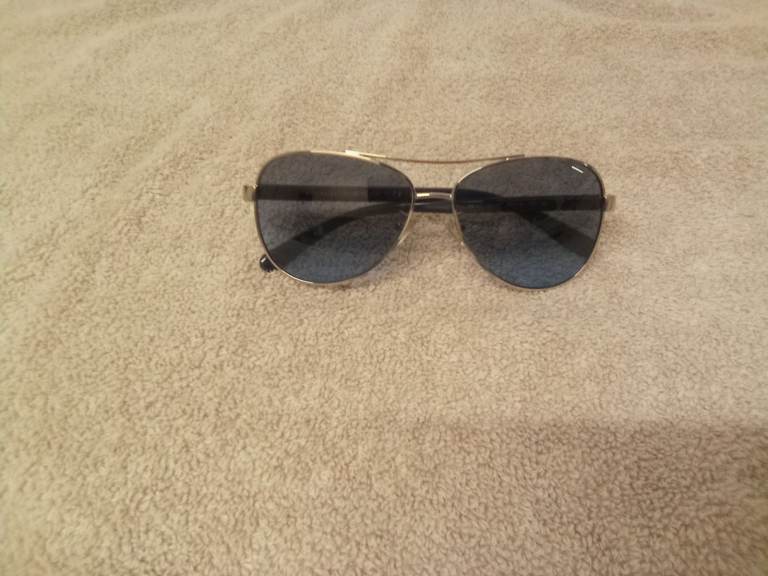 Mens coach sunglasses silver blue and grey brand New in mint condition 