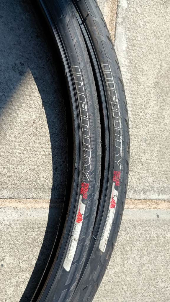 Pair of Specialized All Condition Armadillo Bike Tyres 700x32c
