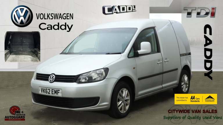 2012 Volkswagen Caddy C20 1.6 TDI 102PS + Van NO VAT PANEL VAN Diesel Manual