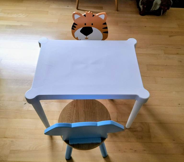 Children's activity table and chairs