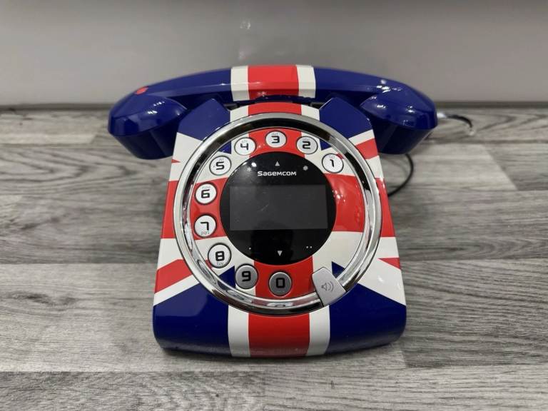 Sagemcom Sixty Digital Cordless Telephone Union Jack Design