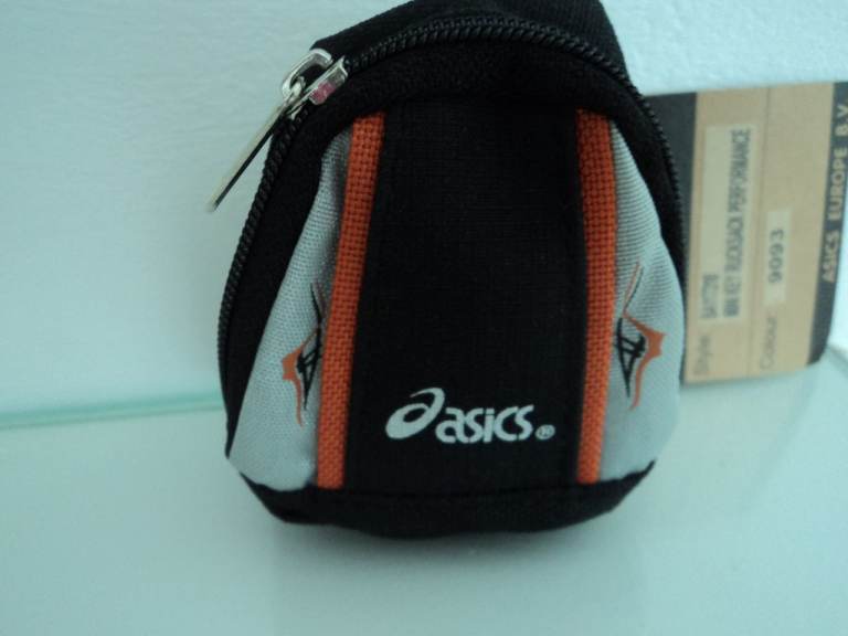 Brand new 'ASICS' mini rucksack keyring. Backpack. 