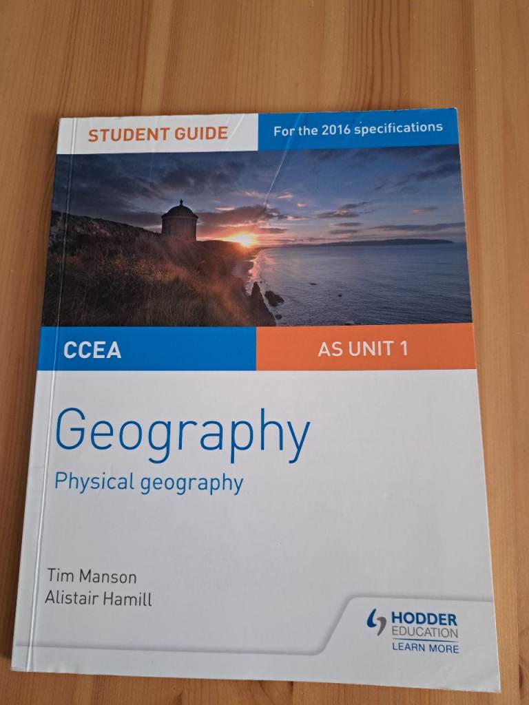CCEA AS Unit 1 Geography Student Guide - Good Condition