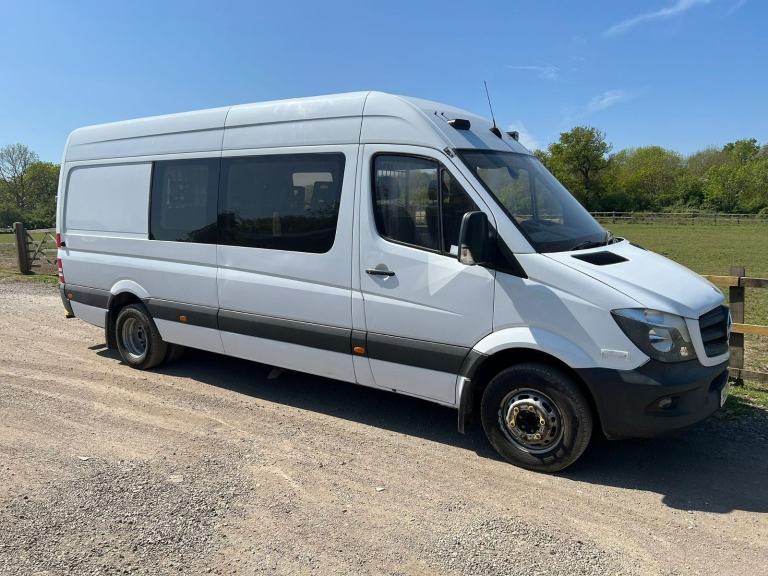 MERCEDES SPRINTER 519 3.0 V6 AUTOMATIC LWB, 82000M, FSH, ULEZ, MOTORHOME,MBUS ,