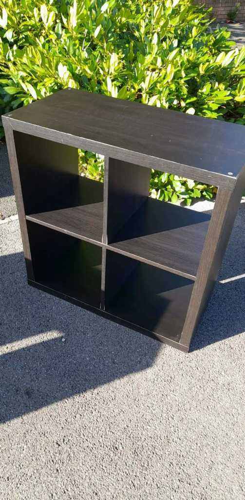 CUBE STORAGE BOX SHELVING UNIT , black , free local delivery , AND post