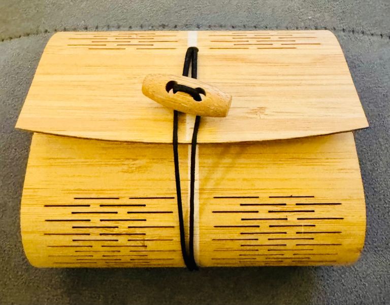 Small Wooden Soap/Storage Case (10 × 8.5cm)