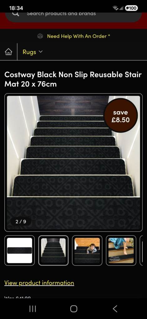 Stair carpet mats 