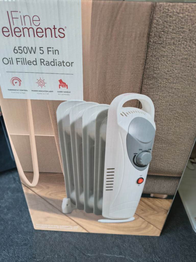650w fine elements oil filled radiator 