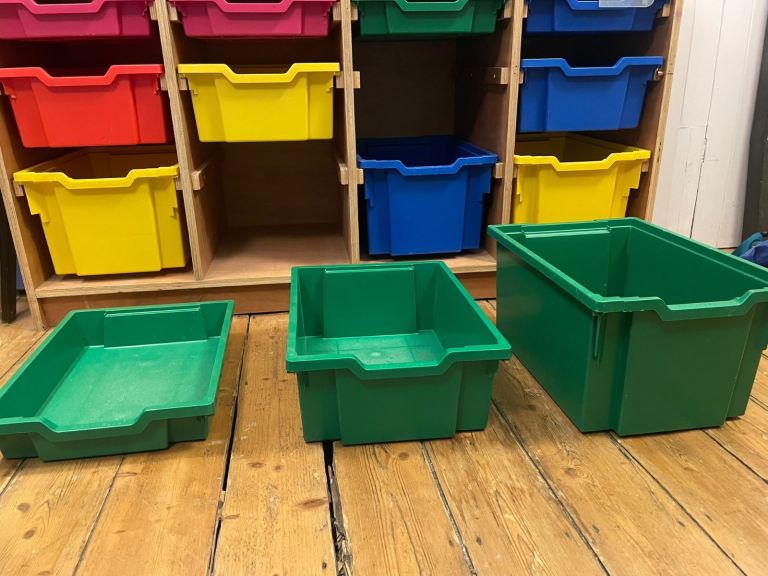 Gratnell’s Storage Solution Homemade. Shallow Medium And Large. Great For Lego