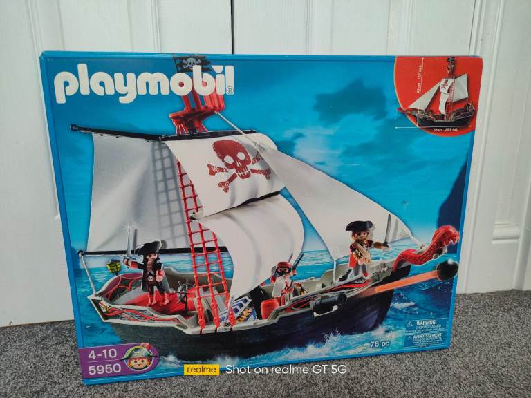 Playmobil Pirate Ship set 5950 with extra figure