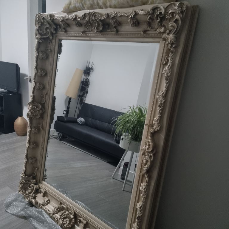 Extra Large Ornate Baroque Wall /Leaner Mirror