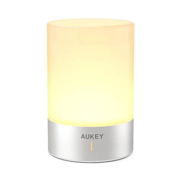 AUKEY LT-ST21 Rechargeable Touch Control LED Table Lamp – RGB & Warm White