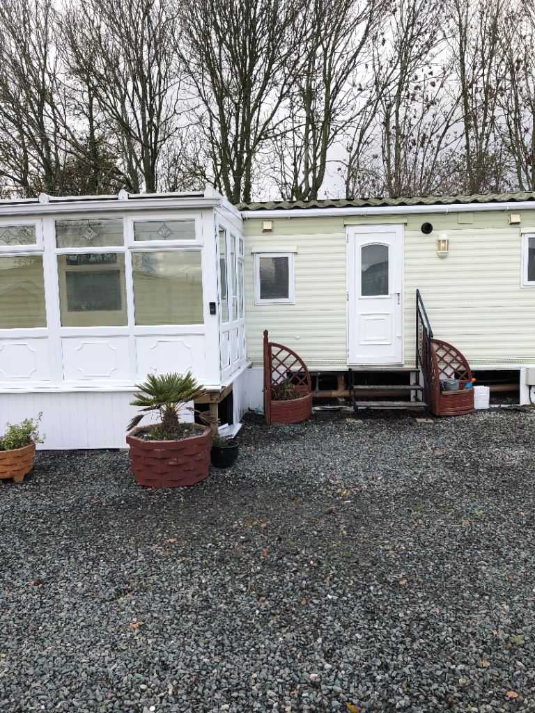 Static caravan OFF SITE !Pemberton park lane residential 14x39 +2 conservatories 