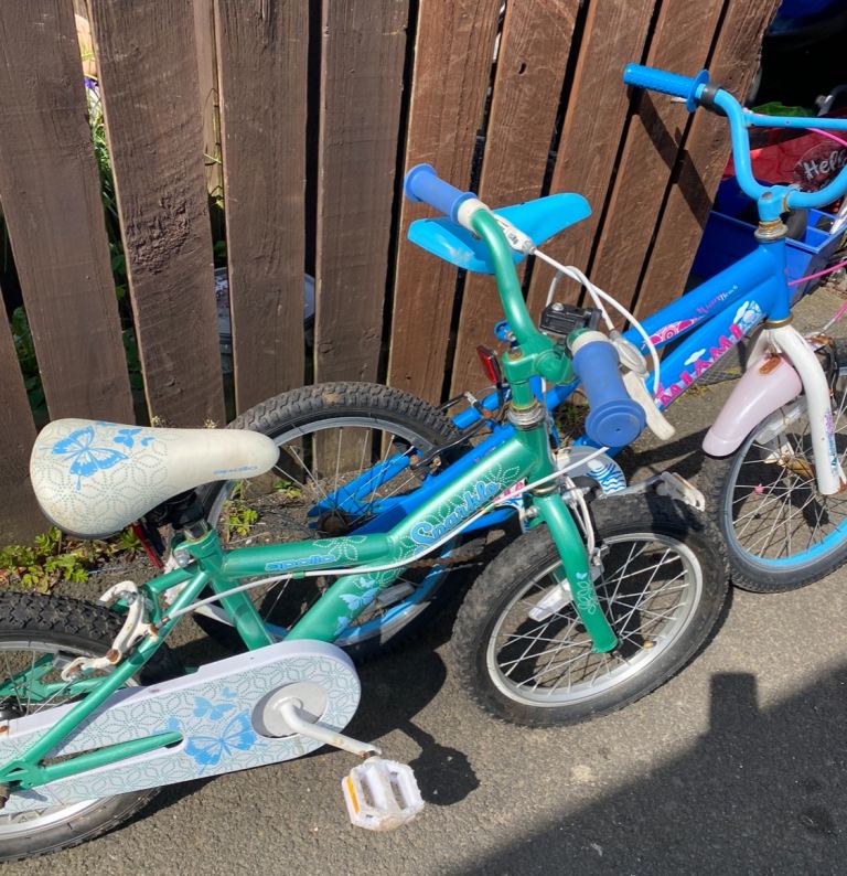 Girls bikes 16&18”