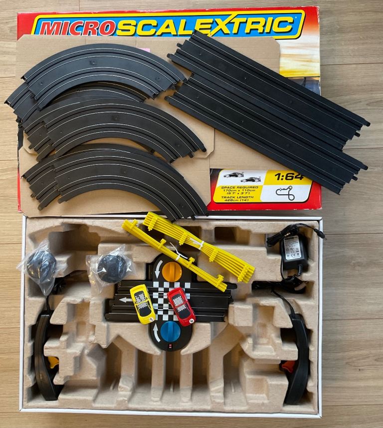 Scalextric mirco set with box 