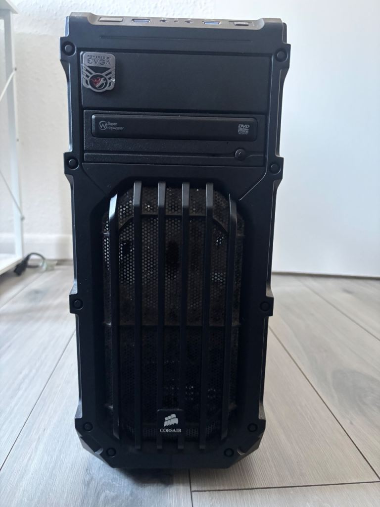 Corsair Desktop PC – Good Condition, Black Case
