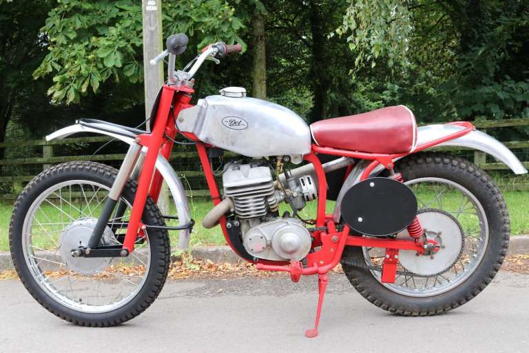 D.O.T. DOT Demon 1964 Classic Motocross Twin Shock Runs and Rides