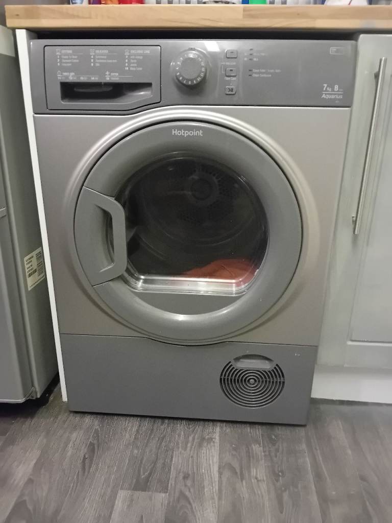 Grey hotpoint condenser tumble dryer spares or repair 