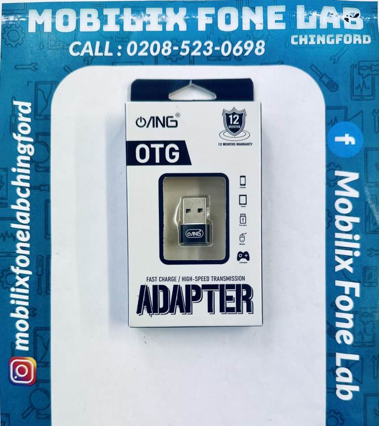 USB to Type C OTG Adapter Fast Charge / High Speed Transmission Adapter