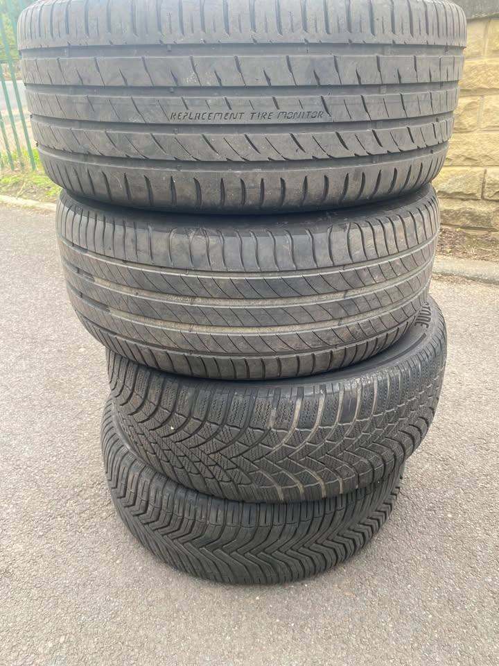 4 X PART WORN 225/50/R17 98V (NO OFFERS) £60.00 THE LOT
