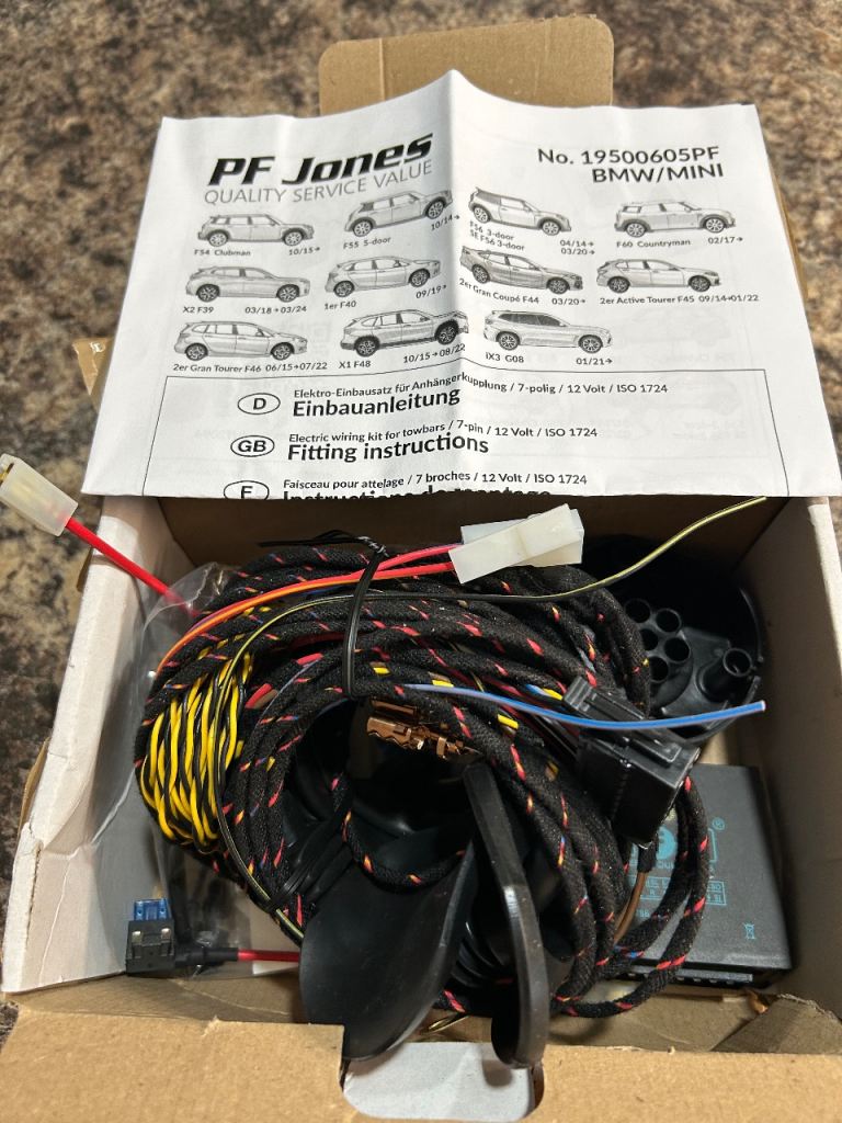 Brand new BMW dedicated towbar wiring loom. 