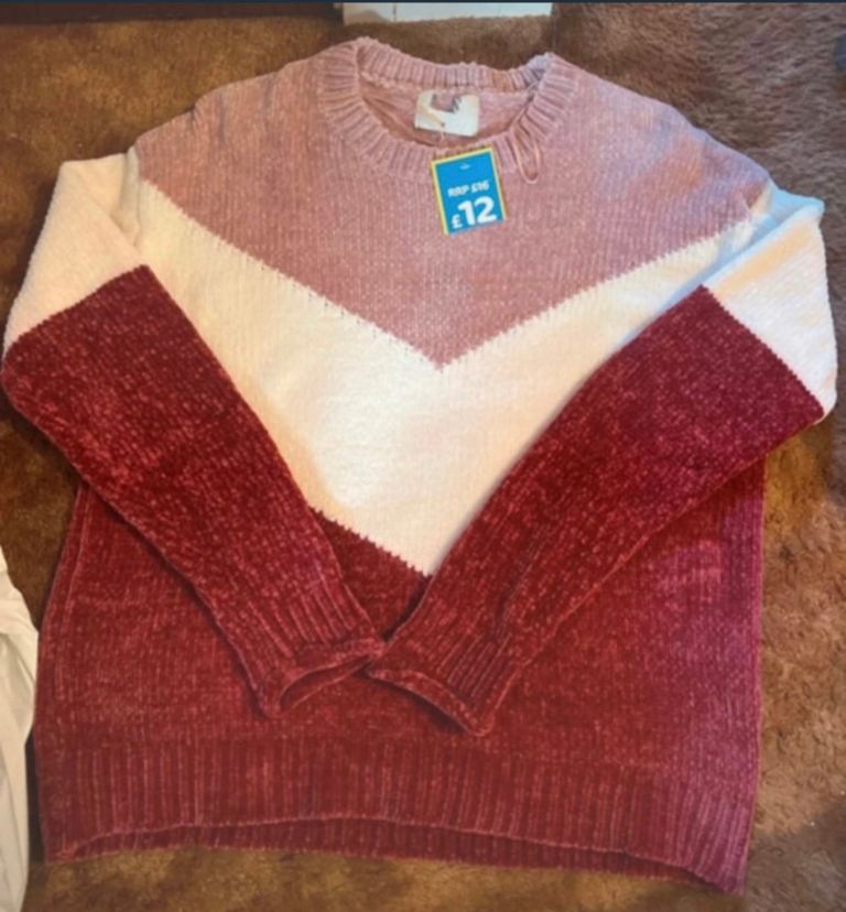 New Multicoloured Chenille Jumper 