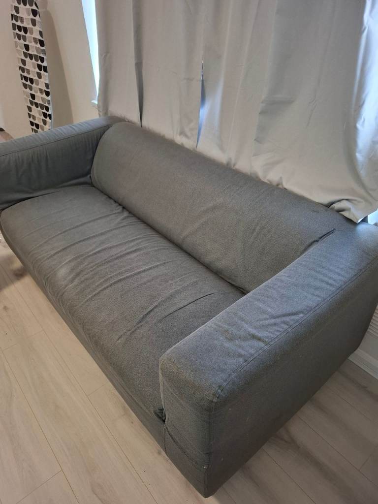 Ikea Klippan Sofa with grey cover