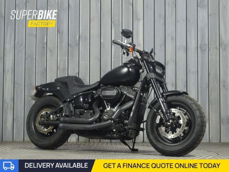 2019 19 HARLEY-DAVIDSON SOFTAIL 1868 FXFBS FAT BOB 114 CUSTOM CRUISER PETROL MAN