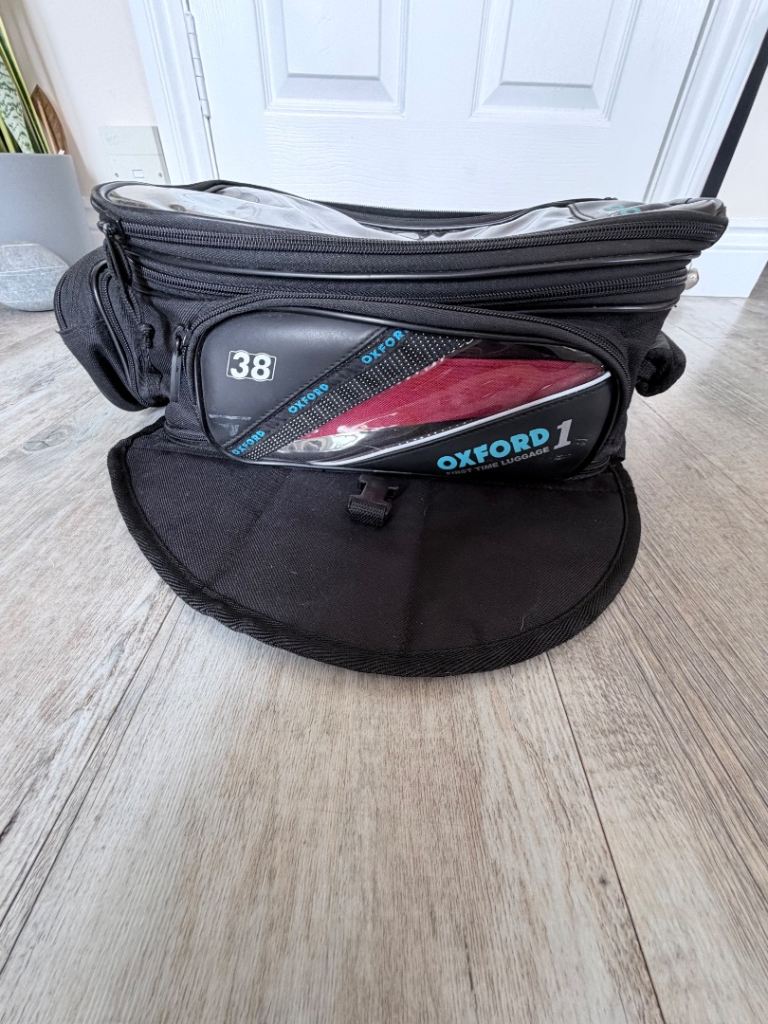 Oxford 38L Expandable Motorcycle Tank Bag – Magnetic – Motorbike Luggage