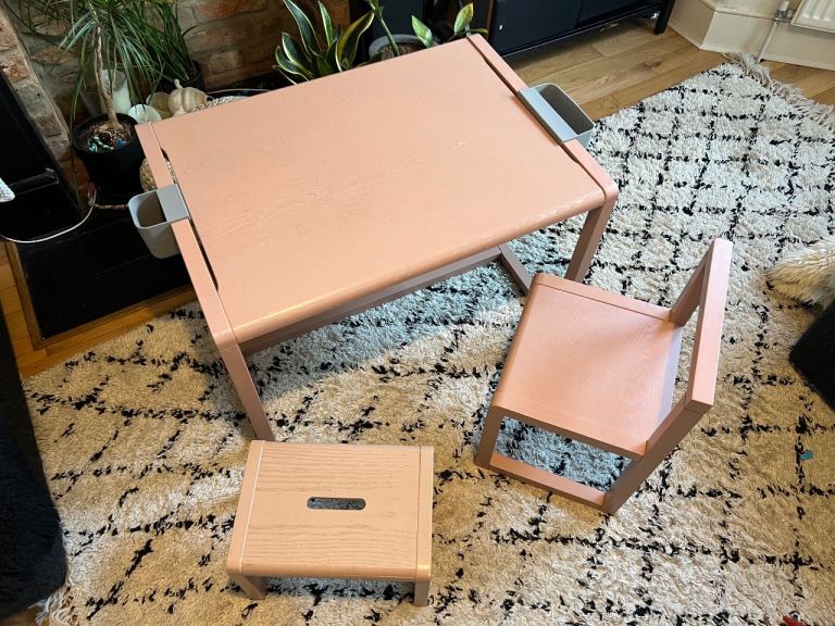 Ferm Living Little Architect Table, Chair, Stool & Accessories Set
