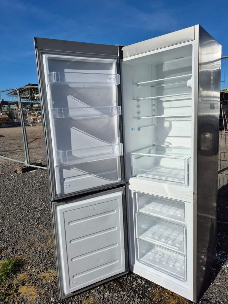 Silver Fridge Freezer – Good Condition, Fully Working
