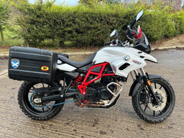 2017 66 BMW F700GS F700 F 700 GS ENDURO ADVENTURE BIKE PANNIERS XT TWIN 18k MLS