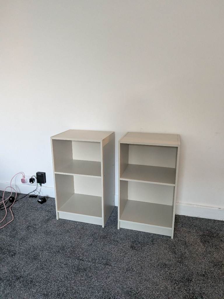 2 x IKEA small bookcases